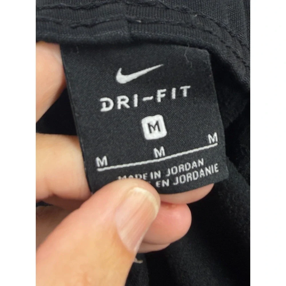 Boys Nike Dri-FIT Athletic Pants Black Medium Swoosh Logo Pockets